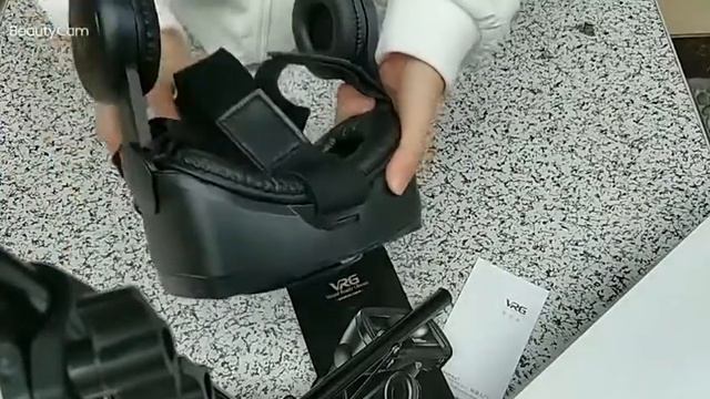 3D VR Headset Smart Virtual Reality Glasses Helmet For Smartphones 7 Inches