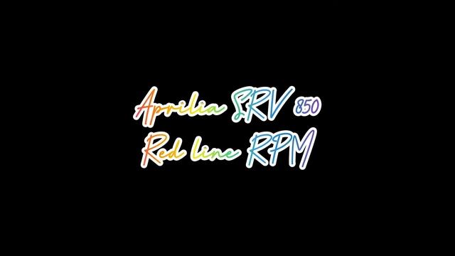 Aprilia SRV 850 - Red Line RPM. смотреть онлайн