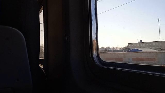 [БЧ] Поездка на электропоезде ЭР9Т - 698 маршрут Борисов - Институт культуры смотреть онлайн