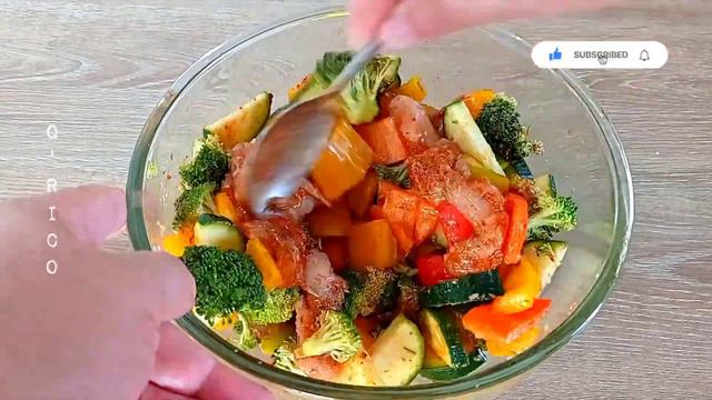 💥 La más deliciosa ensalada de verduras con pollo. ¡Fácil y saludable! 😋 смотреть онлайн