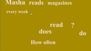 Упражнения.  Специальный вопрос в английском предложении