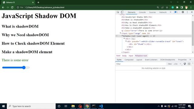 JavaScript Shadow Dom in Hindi | Advance JavaScript tutorial | Shadow DOM in JS смотреть онлайн