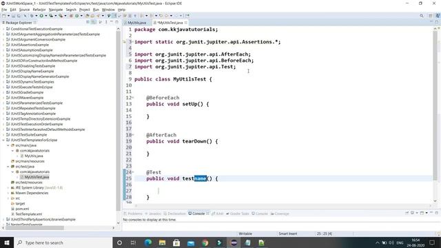 Create and import JUnit 5 test templates in eclipse for auto support? || JUnit Test Templates смотреть онлайн