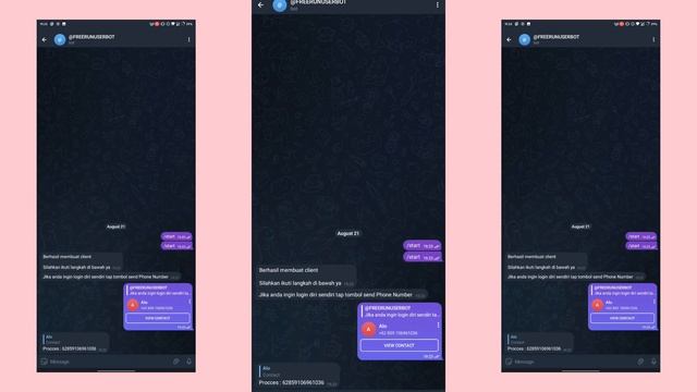 Telegram BOT Penghasil Clone Bot, Userbot, APP, Nokos Gratis | Azkadev смотреть онлайн