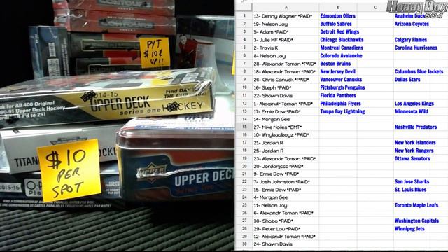 HOBBYBOX604 GROUP BREAK #764 *HOCKEY* $10 Sunday Special DRAFT ORDER *Warning Full Video!* смотреть онлайн