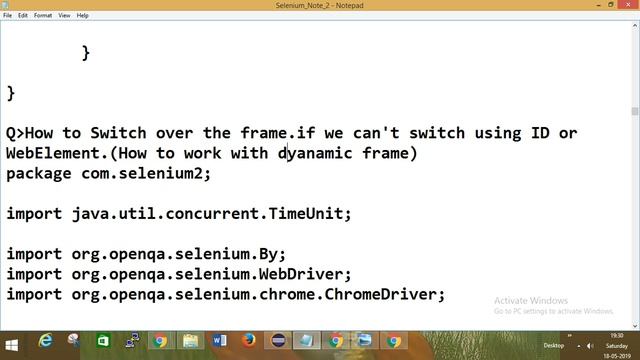 How to frame|How to handle frame Online Selenium class смотреть онлайн