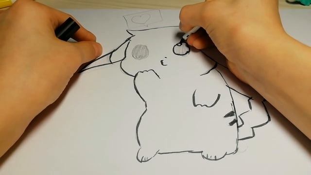 Рисую покемона{Пикачу} смотреть онлайн