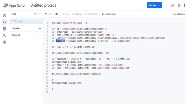 Google Apps Script Save Sheet to PDF смотреть онлайн