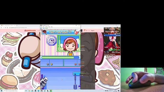 [WR] Cooking Mama 2: Dinner With Friends: Cinderella Speedrun In 00:44.XX