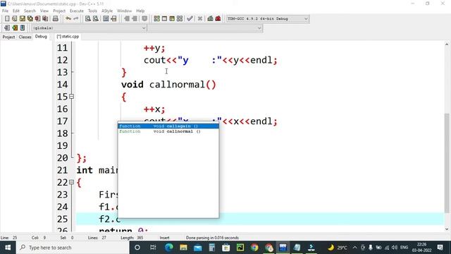 STATIC DATA MEMBER IN (OOPS) C++ | INTRODUCTION OF STATIC DATA MEMBERS IN OOPS смотреть онлайн