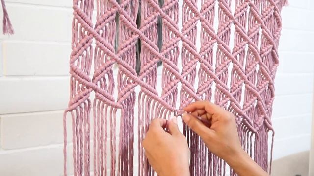 DIY: Macrame Cushion Tutorial | Macrame Pillow Cover Tutorial смотреть онлайн