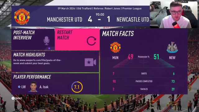 MADDISON BREAKS GOAL SCORING RECORD | FIFA 23 NEWCASTLE UNITED CAREER MODE S2E7 смотреть онлайн