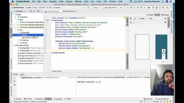 Kotlin e Android 1 - Criando o projeto, layout e RecyclerView смотреть онлайн