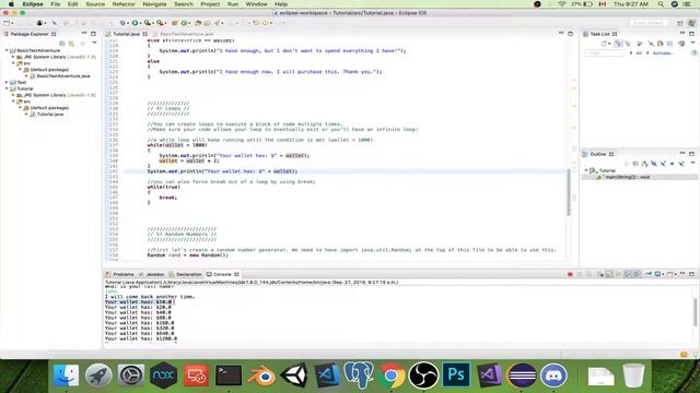 Java Beginner Tutorial - Text Adventure Game - 1.4 - Loops смотреть онлайн