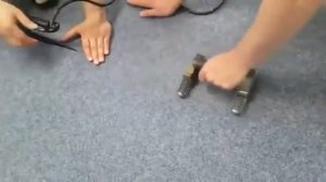 Стыковка ковролина на термоленту.