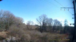 Россия из окна поезда Москва-Краснодар часть 1