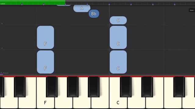 London Bridge is Falling Down Piano SLOW Tutorial смотреть онлайн