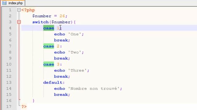 PHP - 22 - L'instruction switch смотреть онлайн