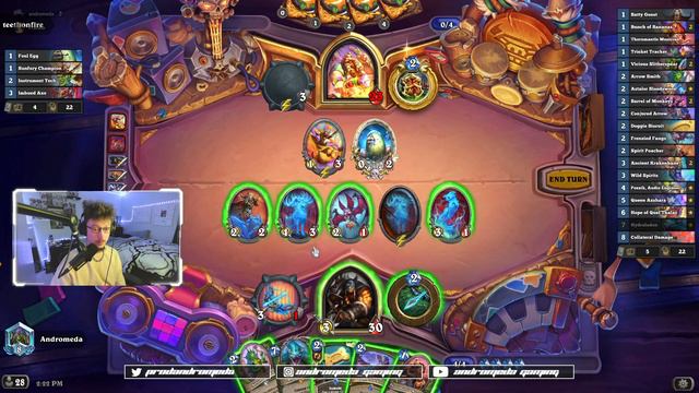 FACE HUNTER ON LADDER - Hearthstone Ladder Gameplay смотреть онлайн