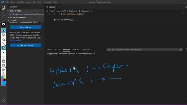 #44 [Python] upper & lower methods смотреть онлайн