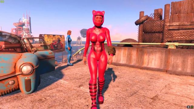 Fallout 4 -CatsuitA- Armor смотреть онлайн