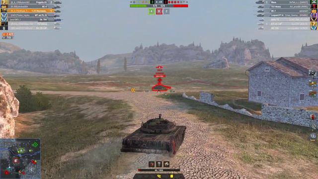 WoT Blitz. T-22cp во взводе с Progetto 65 - TOP DMG смотреть онлайн