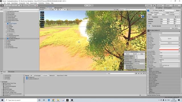 Unity Game Creator - Create a Game 15: Magic Spell - Fireblast смотреть онлайн