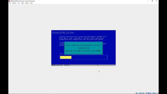 Virtualbox: How to setup MS-DOS 6.22 смотреть онлайн