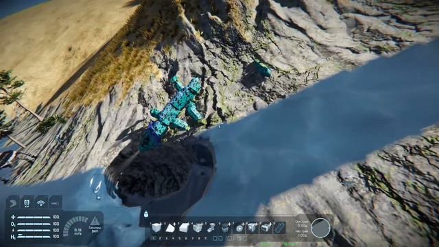Space Engineers. Djelle's Wall-Crawler. обзор смотреть онлайн