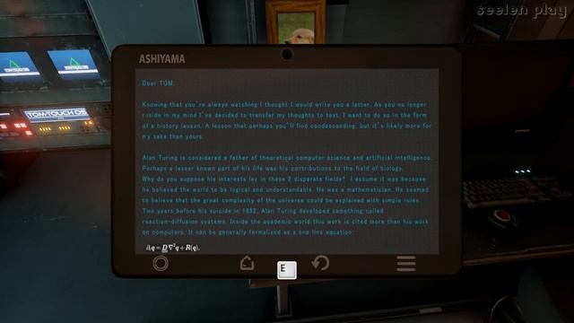 The Turing Test Прохождение Серия 4 "Отсек команды" смотреть онлайн