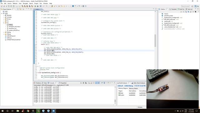 3 Fix Target is not responding, retrying...TrueStudio смотреть онлайн