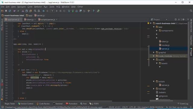 5. React App. Server Side Rendering Bug with Database data. смотреть онлайн