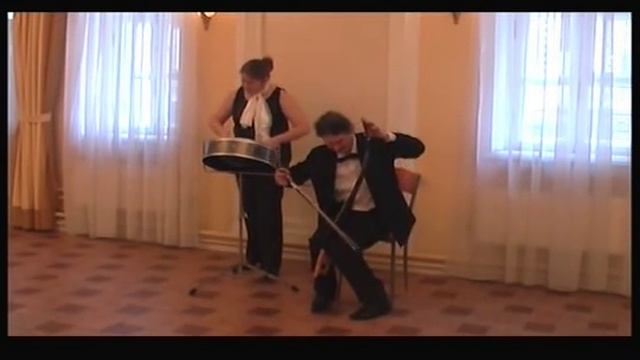 The Saw & The Steel Drum (Sergey Vyatkin & Irina Sidorova, Moscow) Марш Мендельсона смотреть онлайн