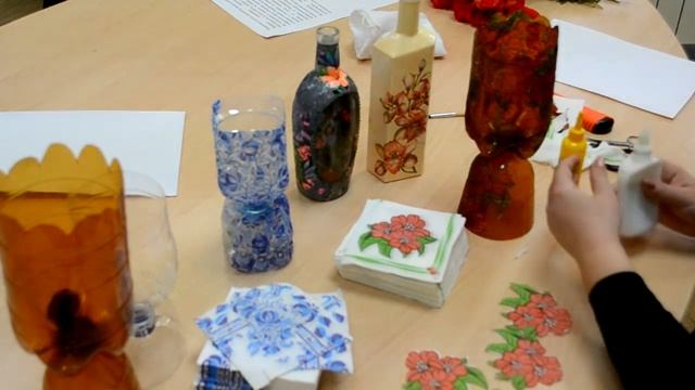 Ваза для цветов своими руками