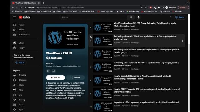 Let's Learn CRUD Operations in WordPress смотреть онлайн
