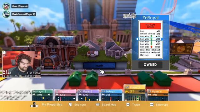 Monopoly but it's a 4 hour rollercoaster of emotions | Monopoly Plus w/ Friends смотреть онлайн
