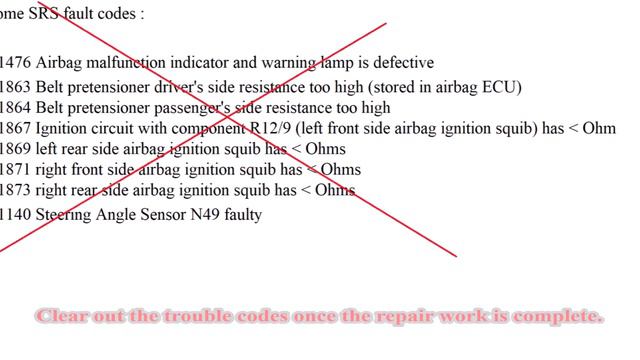 Meecedes-SRS ? fault ? Supplemental Restraint System Basics Mercedes Benz / C-CLASS W203 2004 смотреть онлайн