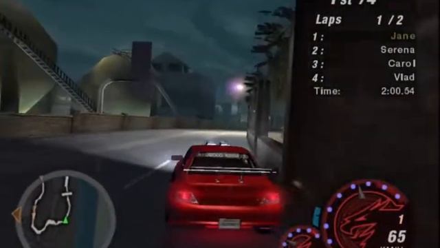 NFS Underground 2 : Sarah Deon Mitsubishi Lancer Evolution VIII 2004 Phoenix Steel Circuit Racing смотреть онлайн