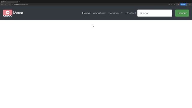 Curso Bootstrap - Componentes, barra de navegación (navbar) con formulario. смотреть онлайн