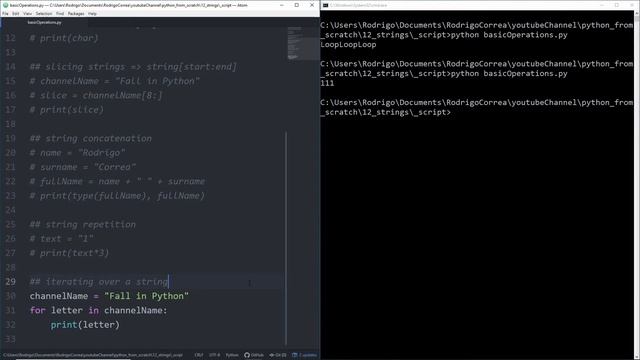 Intermediate Python Tutorial #3 - How to Use Strings in Python смотреть онлайн