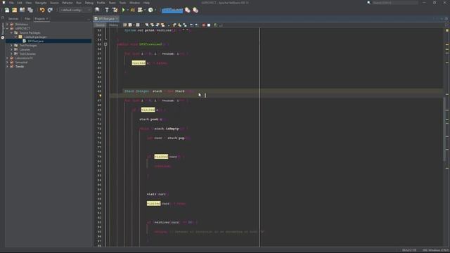 Código de la Búsqueda en profundidad en JAVA смотреть онлайн