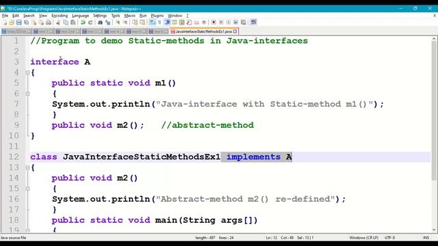 Java Static Methods in Interfaces || Java Interfaces || Static Methods in Java || #333 смотреть онлайн