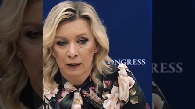 Мария Захарова отвечает журналисту из США. смотреть онлайн