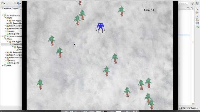 Ski game in Java/libgdx смотреть онлайн