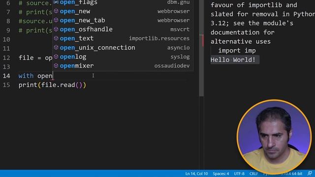 خواندن و نوشتن فایلها | قسمت 34 دوره آموزش زبان پایتون (Python) смотреть онлайн