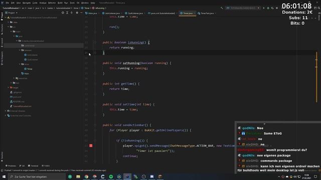 Challenge-Timer und Befehle programmieren (Scheduler) | Spigot Java 1.16.5 смотреть онлайн