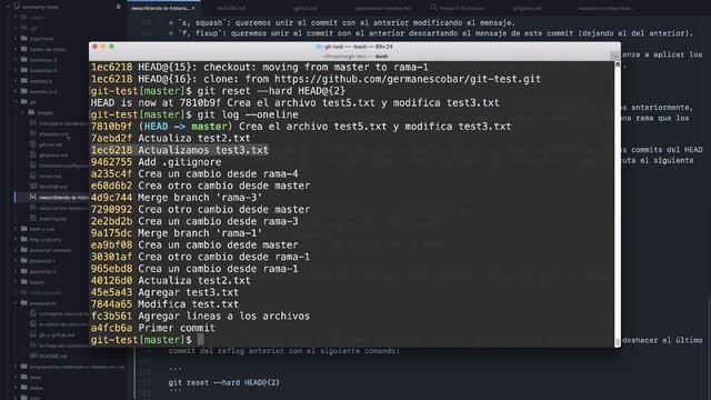 Git - Reescribiendo la historia смотреть онлайн