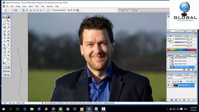 Remove Background।Learn How to Remove Background From Photo।Adobe Photoshop 7।how to remove backgro смотреть онлайн