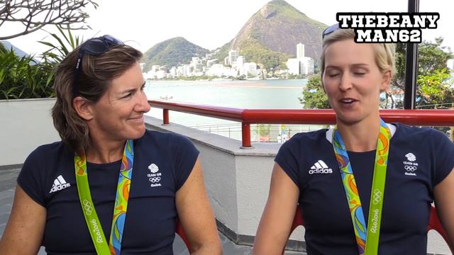 Katherine Grainger & Vicky Thornley Interview On Winning Silver In Double Sculls - Rio Olympics смотреть онлайн