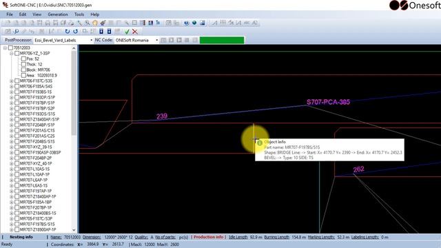 SoftONE-CNC Postprocessor - Aveva Marine gen files with bevel смотреть онлайн